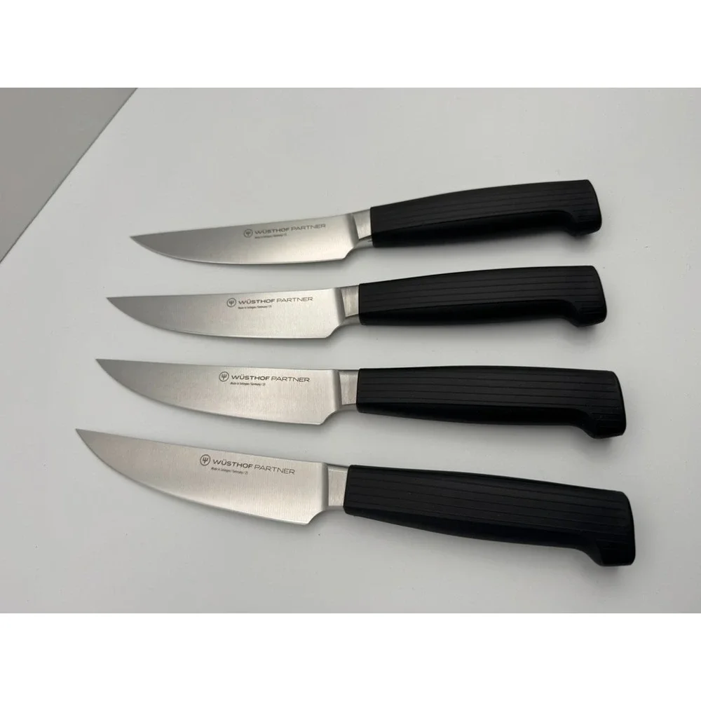 Wusthof Partner 4pc Steak Knife Set Straight Edge
